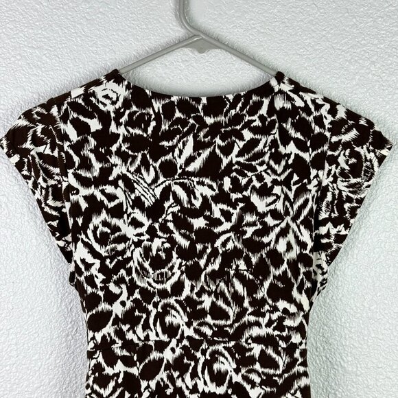 BCBGMAXAZRIA Womens Sz S Sleeveless Faux Wrap Blouse Front Tie - Spring Summer - Picture 7 of 9